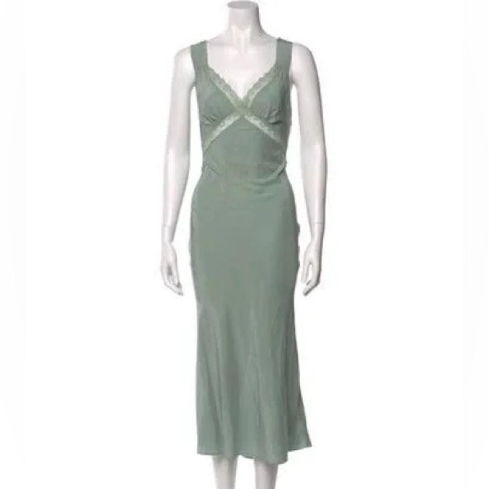 XS Reformation Sage Green Dress